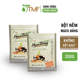 Combo 2 gói Bột Nêm Ngưu Báng 200g thuần chay không bột ngọt cho bé ăn dặm