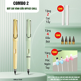 Bút Chì Vĩnh Cửu Không Cần Gọt Đầu Bút Chì HB 500.000 từ, Cây Bút Chì Nhiều Màu Sắc Thời Trang Có Tẩy Và Ngòi Thay Thế Với Thiết Kế Thông Minh
