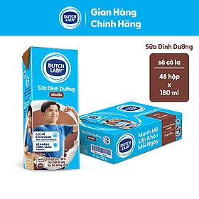 Thùng 48 Hộp Sữa Uống Tiệt Trùng Dutch Lady Socola (180ml/Hộp)