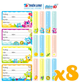Nhãn vở Thiên Long Điểm 10 TP-NBL006