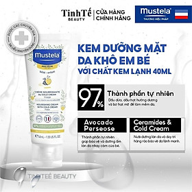 Kem Dưỡng Mustela Cho Bé Da Khô Mustela NOURISHING CREAM WITH COLD CREAM FACE 40ML