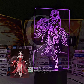 Mua Đèn Ngủ Led 3D Ấn Tượng - Đèn Trang Trí Phòng Ngủ Type 09 16 MÀU TUỲ CHỈNH LED0109