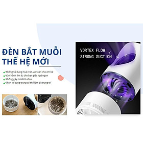 ĐÈN BẮT MUỖI THẾ HỆ MỚI - Máy diệt muỗi thu hút côn trùng UV Polycarbonate sóng 368nm - Home and Garden