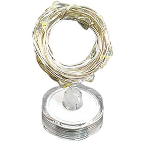 Fairy String Light Battery Operated for Christmas Centerpiece 1m Warm white - 1m