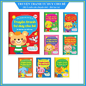 [Download Sách] Truyện tranh tư duy cho bé - Bộ 8 cuốn cho bé tập đọc, học điều hay - Những câu chuyện dạy con luôn ngoan ngoãn, vâng lời cha mẹ 1+