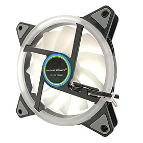 Mini Computer Case Fan 120mm LED Silent Fan for Computer Cases, CPU Coolers