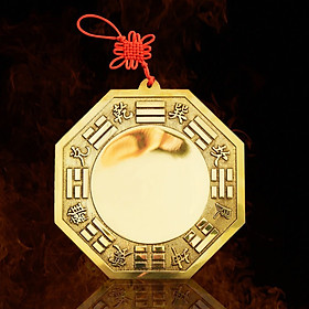 Mua GƯƠNG TIÊN THIÊN BÁT QUÁI LỒI  BẰNG ĐỒNG 14cm  TRẤN TRẠCH   HOÁ SÁT   MANG BÌNH AN