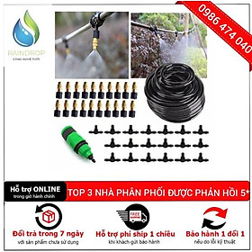 Mua Bộ KIT Phun Sương Tưới Cây 20 Béc Bằng Đồng Tưới Cây