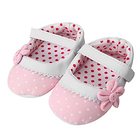 Giày Tập Đế Mềm Cho Em Bé Cotton - Hồng (11(3-6m))
