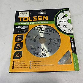 Mua ĐĨA CẮT GẠCH ƯỚT 180MM 76725 TOLSEN - HÀNG CHÍNH HÃNG