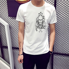 Áo Thun Nam Cực Hot - Chất Cotton - Dáng Body Thời Trang Hàn Quốc Giá Rẻ Cực Đẹp Kiểu Dáng Năng Động Cá Tính Siêu Hot Phù Hợp Đi Làm, Đi Chơi Art-096 ... Xương Quỷ