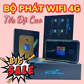 Bộ phát wifi từ sim 4G/5G POCKET H4500 Pin Siêu Khủng 4500MAh