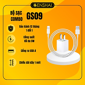 Mua Bộ sạc combo GENSHAI hàng chính hãng GS09 cho điện thoại di động | Bảo hành 12 tháng 1 đổi 1 | Made in Việt Nam