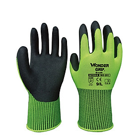 Găng Tay Làm Vườn Chống Mài Mòn Wonder Grip Vải Nylon 13 Lớp Có Lớp Phủ Cao Su Nitrile