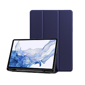 Hình ảnh Bao Da  dành cho Samsung Galaxy Tab S8/S8 Plus/S8 Ultra,Tab S7/S7 FE/S7 Plus, TabS6 Lite Case Flip Cover Có Khay Đựng Bút Tiện Lợi