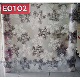 Mua Decal dán kính hoa 5 cánh trắng đen