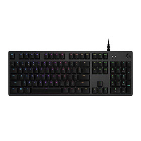 Bàn phím game cơ học Logitech G512 - RGB Lightsync, 3 loại GX Switch, vật liệu cải tiến, cổng USB 2.0 - Hàng chính hãng