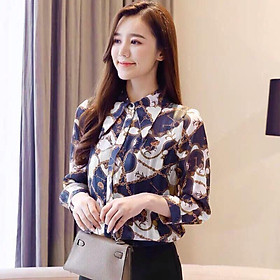 ÁO SƠ MI NỮ HỌA TIẾT CAO CẤP