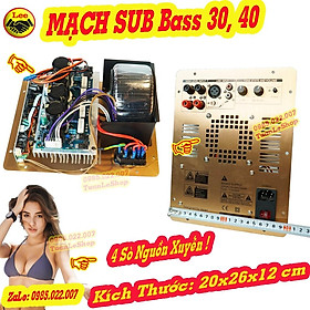 Mua MẠCH SIÊU TRẦM CÔNG SUẤT LỚN  MẠCH SUB 4 SÒ NGUỒN ĐỒNG XUYẾN KÍCH THƯỚC 20x26cm – MẠCH SUP BASS 30  BASS 40