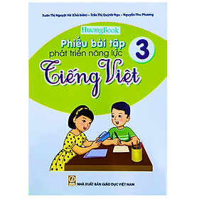 Sách - Phiếu bài tập phát triển năng lực Tiếng Việt lớp 3