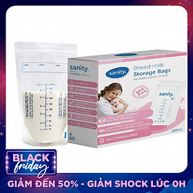 Hộp 30 túi trữ sữa Sanity - Hàng chính hãng Đức