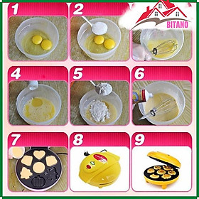 Mua Máy Nướng Bánh BITANO Hình Thú Nhật