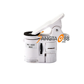 Mua Kính hiển vi mini kẹp điện thoại phóng đại 60 lần siêu nét V2 (Tặng móc khóa tô vít đa năng 3in1 cao cấp)