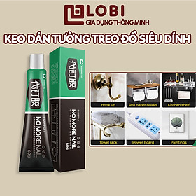 Keo dán trường treo đồ siêu chắc Keo xây dựng dán tường đa năng chống thấm nước No More Nail dán gỗ, gạch đá, thủy tinh