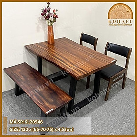 Mua  KL20546  Mặt Bàn Dài Me Tây Tự Nhiên 1.2m