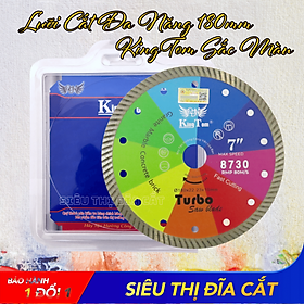 Mua Lưỡi Cắt Đa Năng 180mm KingTom Sắc Màu - Chuyên Đá Granite  Marble