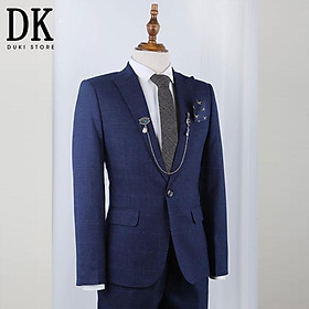 >> SO SÁNH GIÁ VEST DÀI CỔ BẺ VE 20AGAIN MÀU TÍM THAN A120T-VDA1056-MXX5 (STORE 5703) | Shopee Lazada Sendo Tiki 131 Bộ vest nam màu xanh than họa tiết kẻ chìm cực sang trọng - DUKI STORE