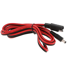 SAE Plug to DC 5521 Coax 15AWG Cables Connection Adapter Cords 1.