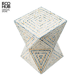 Mua Bàn cà phê ECOHUB dạng nhỏ chất liệu khảm trai  thích hợp trang trí  làm việc | (Coffee Table) E00397