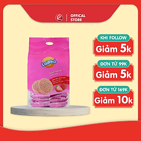 Bánh Cookies Lai Phú Kem Dâu 350G