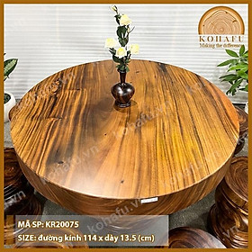 Mua  KR20075  Bàn Tròn Me Tây Nguyên Tấm
