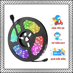 Mua Dây Đèn Led 5m Selfiecom Siêu tiết kiệm điện  Có thể cắt thành nhiều ghép nối dễ dàng  Có sẵn keo dán