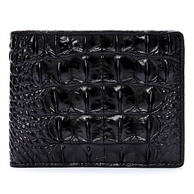 Ví nam da cá sấu màu đen HJ92201-04-07-10-16-19