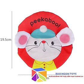 SÁCH VẢI PEEKABOO ANIMALS Ú OÀ NHIỀU TƯƠNG TÁC