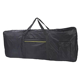 61 Key Electronic Piano Case Gig Bag Music Studio with Pocket with Handle Fittings Adjustable Protective Case Portable Keyboard Cover