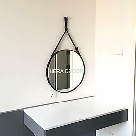 Mua Gương Tròn Dây Da Treo Tường D50