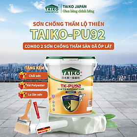 Mua  Thùng 5 Kg  Sơn Chống Thấm PU (Polyurethane) TAIKO PU92 - Sàn Lộ Thiên Đã Ốp Lát  Tăng Bám Dính  Tăng Chịu Lực  Mài Mòn