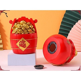 Túi vàng phong thủy hút tài lộc cao bỏ ống tiết kiệm được