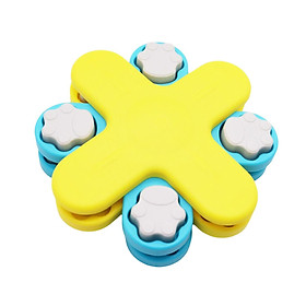 Cute Dog Slow Food Toys Training Treat Dispenser Bowl Improve IQ Rotatable  Layer Treat Puzzle Games for Prevent Too Fast Supplies