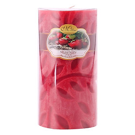 Nến Thơm Decor Chiếc Lá Hương Dâu Tây Strawberry Miss Candle Ftramart D7H15 (7 x 15 cm)