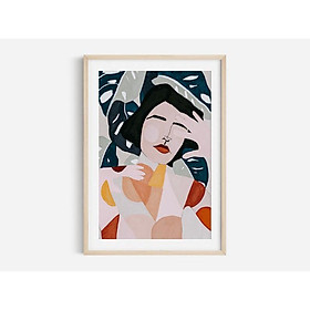 Tranh in cao cấp | Tranh nghệ thuật trừu tượng - Abstract People Art, Mid Century Art, Modern Abstract Art 04