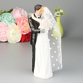 Bride and Groom Couple Figurine Wedding Celebration Decoration Cake Topper
