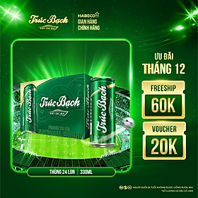 Bia Trúc Bạch - Thùng 24 lon 330ml