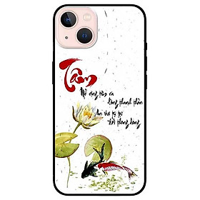 Ốp lưng dành cho Iphone 13 Mini - Iphone 13 - Iphone 13 Pro - Iphone 13 Pro Max - Thư Pháp Tâm