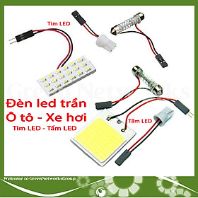 Đèn led trần đèn cốp xe hơi ô tô dạng tấm Green Networks Group  1 cái