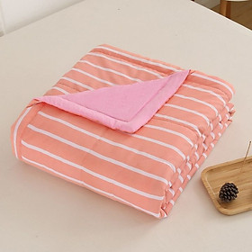 Mua Chăn cotton hình ca rô 200x230cm  chất liệu cotton mỏng nhẹ  mềm mịn với da  không bị phai màu- Hàng chính hãng